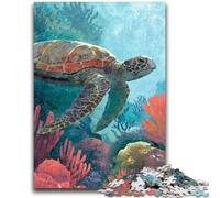 Puzzles for Teenagers 1000 Pieces Fantasy Turtle 1000 Piece Jigsaw,Learning Educational Toys Family Games Gifts for Friends And Family (38x26cm)