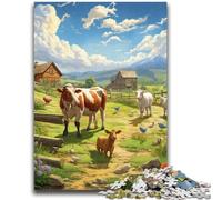 Puzzles for Teenagers 1000 Pieces Farm Animal 1000 Pieces for Teenagers,deal As Gifts for The Whole Family for Ages 14+ (26x38cm)
