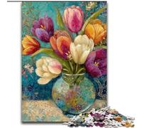 Puzzles for Teenagers 1000 Pieces Flower Art, Stress Reliever Difficult Challenge Secret Santa Gifts for Age 14 Years Up (size 26x38cm)