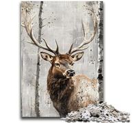 Puzzles for Teenagers 1000 Pieces Forest Deer 1000 Piece Jigsaw,Learning Educational Toys Family Games Gifts for Friends And Family (50x75cm)