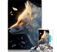 Puzzles for Teenagers 1000 Pieces Fox Adult Jigsaw,Fun Games Wall Decoration Unique Birthday And Xmas Gifts 38x26cm