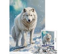 Puzzles for Teenagers 1000 Pieces Frostbound Sentinel Toy Wall Decor Gifts Ideas Brain Teaser Game Enhance Love between Couples Size 38x26cm