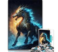 Puzzles for Teenagers 1000 Pieces Galactic Art Dragon Teenager Jigsaw,Educational Games Home Decoration Birthday Present, Gifts, Wall Art (size 38x26cm)