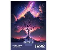 Puzzles for Teenagers 1000 Pieces Galaxy Grand Tree Adult Jigsaw Puzzle Family Game Pattern Assembly Fun at Home Activities, 52x38cm/1000pcs