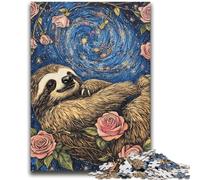 Puzzles for Teenagers 1000 Pieces Galaxy Sloth for Educational Game Challenge Toy for Is Ideal As A Gift for The Whole Family 50x75cm
