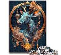 Puzzles for Teenagers 1000 Pieces Giraffe Enchantment Spells Challenging Game And Family Play Wall Decoration Unique Birthday And Xmas Gifts 50x75cm