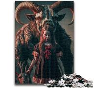 Puzzles for Teenagers 1000 Pieces Goat Devil Challenging To Complete But Fun And Humorous Educational Game for Birthday 50x75cm