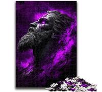 Puzzles for Teenagers 1000 Pieces Golden Fantasy Jesus Adult Puzzles,Decompressing Intellectual Educational Toy Birthday Gift (38x26cm)