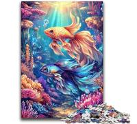 Puzzles for Teenagers 1000 Pieces Goldfish 1000 Pieces for Adults,Stress Reliever Difficult Challenge Secret Santa Gifts (50x75cm)