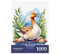 Puzzles for Teenagers 1000 Pieces Goose Watercolor Adult Jigsaw Brain Teaser Game Pattern Assembly Unique Birthday And Xmas Gifts 38x26cm/1000pcs