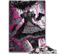 Puzzles for Teenagers 1000 Pieces Gothic Anime Girl Teenager Jigsaw,for Educational Game Challenge Toy Birthday Present, Gifts, Wall Art (26x38cm)