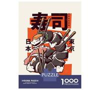 Puzzles for Teenagers 1000 Pieces GREAT SUSHI DRAGON Puzzles for Adults Relaxing Games But Fun And Humorous Fun Activities at Home 38x26cm/1000pcs