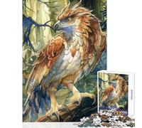 Puzzles for Teenagers 1000 Pieces Griffin Legendary Creature Jigsaw Puzzles 1000 Brain Teaser Game Great Gifts for Games Learning Educational (38x52cm)