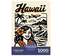 Puzzles for Teenagers 1000 Pieces Hawaii Surf Travel Puzzles for Adults Relax Games Analysis And Logic Challenging Game Gifts 70x50cm/1000pcs
