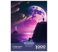 Puzzles for Teenagers 1000 Pieces High Cliff View Puzzles for Adults Relaxing Games But Fun And Humorous Fun Activities at Home 38x26cm/1000pcs
