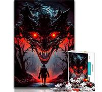 Puzzles for Teenagers 1000 Pieces Human And Monster Teenager Puzzles,is Ideal As Gifts for The Whole Family Suitable for And 14 (size 75x50cm)