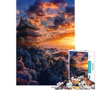 Puzzles for Teenagers 1000 Pieces Inner Peace Puzzle for Adults Hands-on Game Difficult Challenge Fun at Home Activities, (Size 50x75cm)