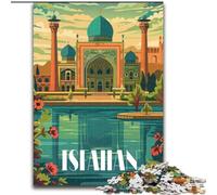 Puzzles for Teenagers 1000 Pieces Isfahan Beauty,Help The Brain Exercise Addictive Toys to Cultivate Patience Perfect Decoration 38x26cm