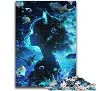 Puzzles for Teenagers 1000 Pieces Japanese Anime Girl Help The Brain Exercise Addictive Toys to Cultivate Patience Artists Collection, Fine Art 38x26cm