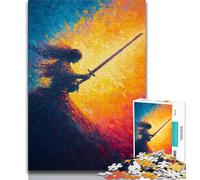 Puzzles for Teenagers 1000 Pieces Japanese Ninja Adult Puzzles,Decompressing Intellectual Educational Toy Birthday Gift 38x26cm