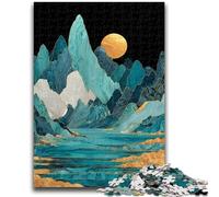 Puzzles for Teenagers 1000 Pieces Japanese Style Mountains Help The Brain Exercise Addictive Toys to Cultivate Patience Artists Collection, Fine Art 50x75cm