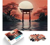 puzzles for teenagers 1000 pieces japanese torii gate Staycation: Zeit totschlagen mit passendem Poster und Quizblatt52x38cm