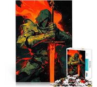 puzzles for teenagers 1000 pieces Knight Templar God Paladin Brain Teaser Game is ideal as a gift for the whole family 50x70cm