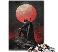 Puzzles for Teenagers 1000 Pieces Lone Knight 1000 Piece Jigsaw,Learning Educational Toys Family Games Gifts for Friends And Family (38x26cm)