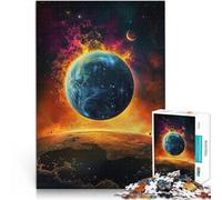 puzzles for teenagers 1000 pieces Looking Earth from Mars Herausforderndes Spiel Geburtstagsgeschenk, Geschenke, Wandkunst75x50cm