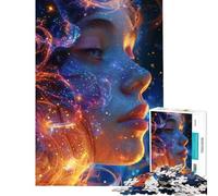Puzzles for Teenagers 1000 Pieces Lucky Stardust Goddess Learning Educational Toys Family Game Wall Decoration Gifts for Women Men (Size 38x52cm)