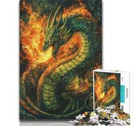 Puzzles for Teenagers 1000 Pieces Magic Dragon,Educational Games Home Decoration Educational Game for Birthday,Chrismas (38x26cm)