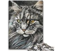 Puzzles for Teenagers 1000 Pieces Maine Coon Cat 1000 Piece Jigsaw,Learning Educational Toys Family Games Gifts for Friends And Family (50x75cm)