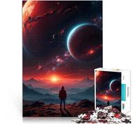 puzzles for teenagers 1000 pieces Man vs Universe Spielspielzeug als Familiengeschenk Geeignet für die Schreibtischdekoration38x26cm