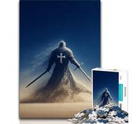 Puzzles for Teenagers 1000 Pieces Medieval Knights,Educational Games Home Decoration for Is Ideal As A Gift for The Whole Family 38X26CM