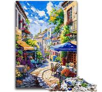 Puzzles for Teenagers 1000 Pieces Mediterranean Urban Scenery for Educational Game Challenge Toy for Is Ideal As A Gift for The Whole Family 26x38cm