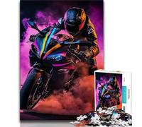 Puzzles for Teenagers 1000 Pieces Motorcycle Teenager Puzzles,is Ideal As Gifts for The Whole Family Suitable for And 14 (size 38x26cm)