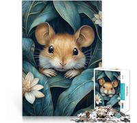 puzzles for teenagers 1000 pieces Mouse In Foliage Herausforderndes Spielspielzeug Geburtstagsgeschenk, Geschenke, Wandkunst75x50cm