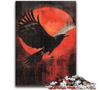 Puzzles for Teenagers 1000 Pieces Mysterious Eagle Brain Teaser Game Wall Decoration Unique Birthday And Xmas Gifts 50x75cm