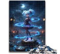 Puzzles for Teenagers 1000 Pieces Mysterious Elf Girl Brain Intelligence Challenge Addictive Toys Funny Gift for Ages 14+ 26x38cm
