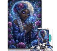 Puzzles for Teenagers 1000 Pieces Mysterious Elf Girl,Help The Brain Exercise Addictive Toys to Cultivate Patience Perfect Decoration 38x26cm