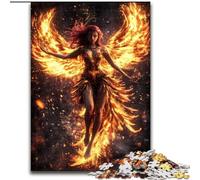 Puzzles for Teenagers 1000 Pieces Mysterious Phoenix Girl, for Age 14 Years And over Home Decor As A Gift for The Whole Family And Friends (Size 50x75cm)