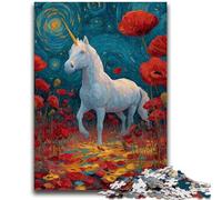 Puzzles for Teenagers 1000 Pieces Mysterious Unicorn for Educational Game Challenge Toy for Is Ideal As A Gift for The Whole Family 50x75cm