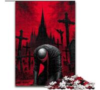 Puzzles for Teenagers 1000 Pieces Mysterious Warrior, Suitable for People Aged 14 And Above Educational Games Secret Santa Gifts (Size 50x75cm)