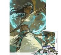Puzzles for Teenagers 1000 Pieces Mystical Warrior Woman, Divine Healer Impossible Game Learning Educational Anti-Stress Toys Birthday Present,Travel Gifts, (38X52cm)