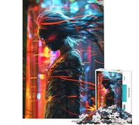 Puzzles for Teenagers 1000 Pieces Neural Wind for Birthday, Chrismas Perfect Decoration Hands-on Game for Ages 14 And over (38X52CM)