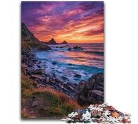 Puzzles for Teenagers 1000 Pieces Ocean View Adult Jigsaw,Fun Games Wall Decoration Unique Birthday And Xmas Gifts (38x26cm)
