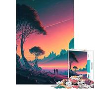 Puzzles for Teenagers 1000 Pieces Ode to Romanticism Difficult And Challenge Presents for Women Fun Games for And from 14 Years And over (38X26cm)