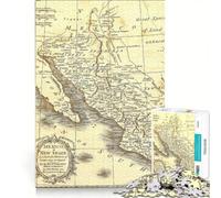 Puzzles for Teenagers 1000 Pieces Old Map Fun Games Interesting Stress Reduction Every Piece Is Unique 50x75cm