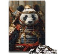 Puzzles for Teenagers 1000 Pieces Panda Warrior Adult Puzzles,Decompressing Intellectual Educational Toy Birthday Gift (38x26cm)