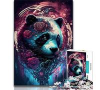 Puzzles for Teenagers 1000 Pieces Panda Whimsy Teenager Puzzles,Family Activity Fun at Home Activities, Birthday Present,Travel Gifts (size 38x26cm)